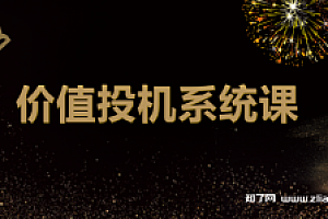 林奇·价值投机系统课