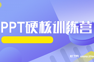 珞珈PPT教程 《PPT硬核训练营》33课完整版带素材 作业
