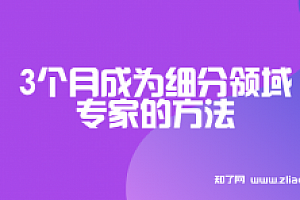 王通:3个月成为细分领域专家的方法 pdf电子版
