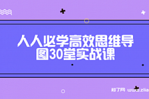人人必学高效思维导图30堂实战课