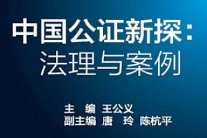 中国公证新探法理与案例 pdf版