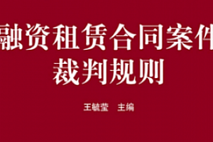 融资租赁合同案件裁判规则 202106 pdf版
