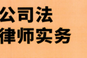 公司法律师实务 202201 郭春宏 pdf版下载