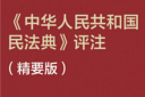 中华人民共和国民法典评注 202207 徐涤宇 pdf版下载