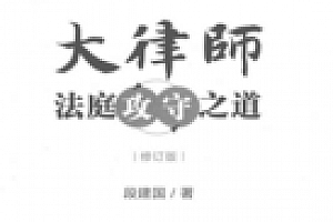 大律师法庭攻守之道 201805 段建国 pdf版下载