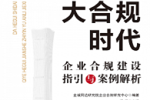 大合规时代:企业合规建设指引与案例解析 梁枫 2023 pdf版下载