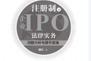 注册制下企业IPO法律实务:问题分析与操作指南 魏杰 pdf版下载
