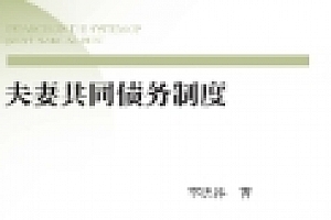 夫妻共同债务制度 李洪祥 pdf版下载