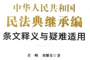中华人民共和国民法典继承编条文释义与疑难适用2022 pdf版下载