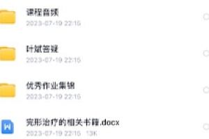 叶斌 格式塔 完形心理治疗入门62讲【网盘资源】