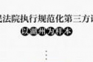 人民法院执行规范化第三方评估:以湖州为样本 202008 pdf电子版下载