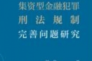 集资型金融犯罪刑法规制完善问题研究 202201 刘伟 pdf电子版下载