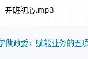 龙里标 向阿里学HRBP 赋能业务的五项修炼(音频699元)【网盘资源】