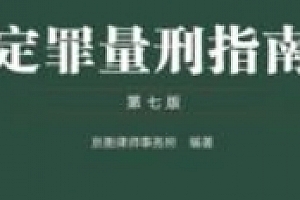 定罪量刑指南(第七版)202405 京衡律师事务所 OCR pdf电子版下载