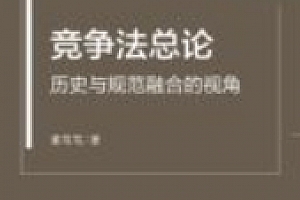 竞争法总论:历史与规范融合的视角 董笃笃 pdf电子版下载